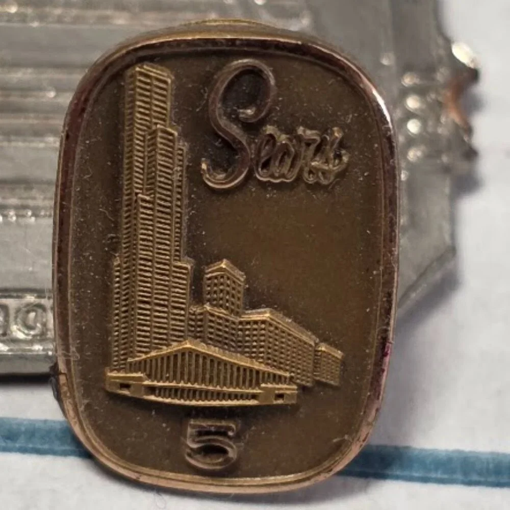 Sears Employee Service Award‎ Pin, 5-Year Award, Vintage